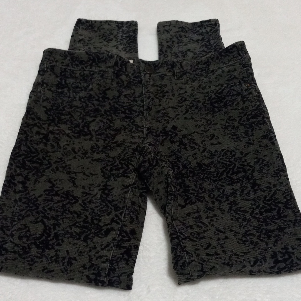 Anthropologie Pilcro and the Letterpress Serif Green & Black Corduroy Pants - Picture 6 of 16